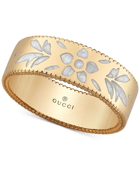 gucci icon blooms ring|Gucci icon 18k ring.